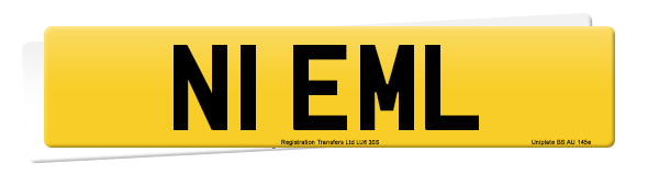 Registration number N1 EML