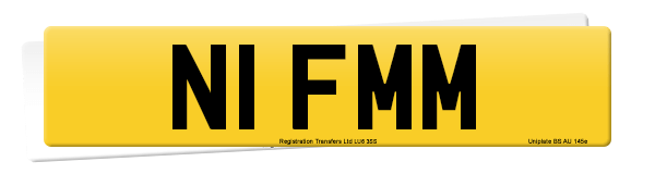 Registration number N1 FMM