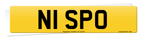 Registration number N1 SPO