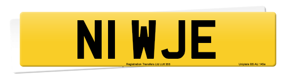 Registration number N1 WJE