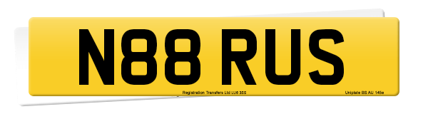 Registration number N88 RUS