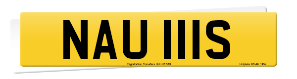 Registration number NAU 111S