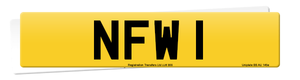 Registration number NFW 1