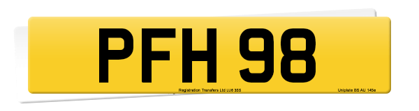 Registration number PFH 98