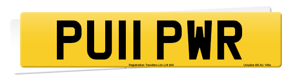 Registration number PU11 PWR
