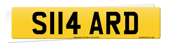 Registration number S114 ARD