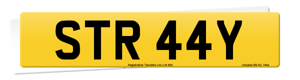 Registration number STR 44Y