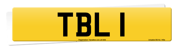Registration number TBL 1