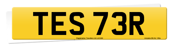 Registration number TES 73R