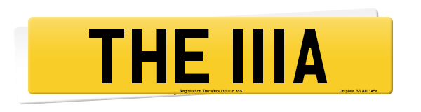 Registration number THE 111A