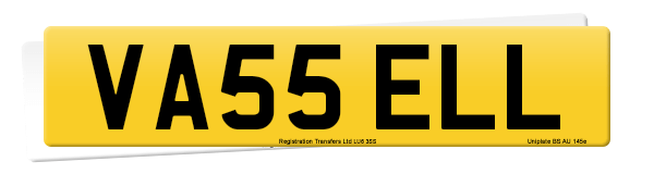 Registration number VA55 ELL