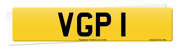 Registration number VGP 1