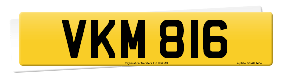 Registration number VKM 816