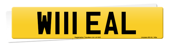 Registration number W111 EAL