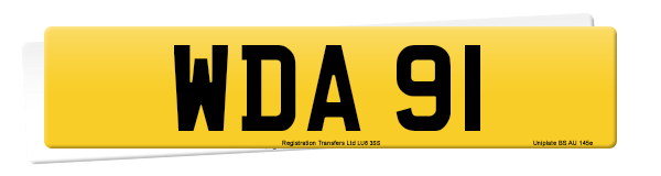 Registration number WDA 91