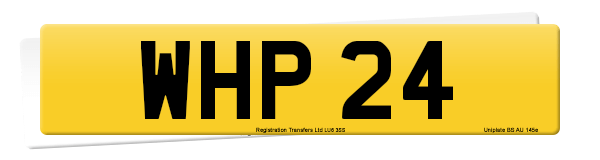 Registration number WHP 24