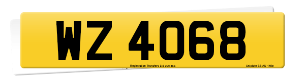 Registration number WZ 4068