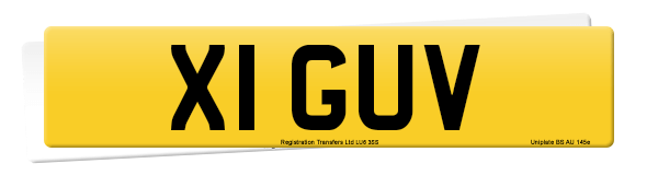 Registration number X1 GUV