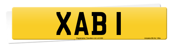 Registration number XAB 1
