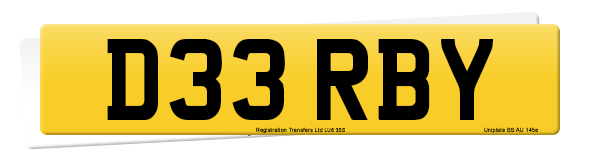 Registration D33 RBY