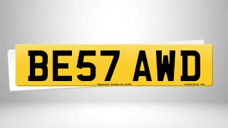 Registration BE57 AWD