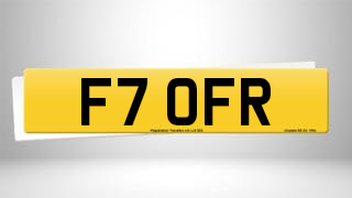 Registration F7 OFR
