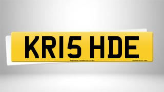 Registration KR15 HDE