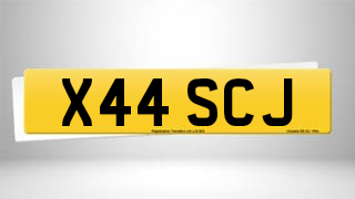 Registration X44 SCJ
