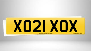 Registration XO21 XOX