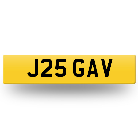 GavCar License Plate