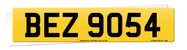 Irish format registration BEZ 9054