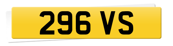 Registration 296 VS