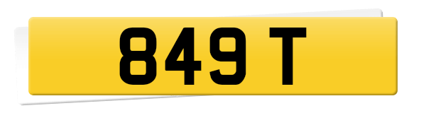 Registration 849 T