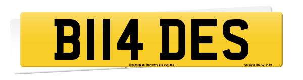Registration B114 DES