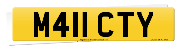 Registration M411 CTY