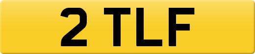 Number plate 2 TLF