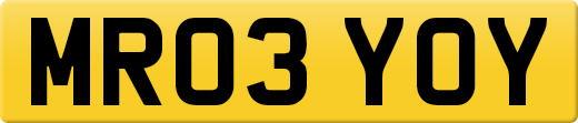 MR03YOY