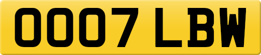 OO07LBW