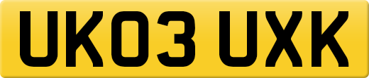UK03UXK