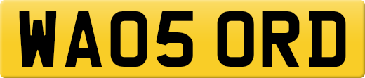 WA05ORD