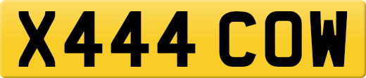 X444COW
