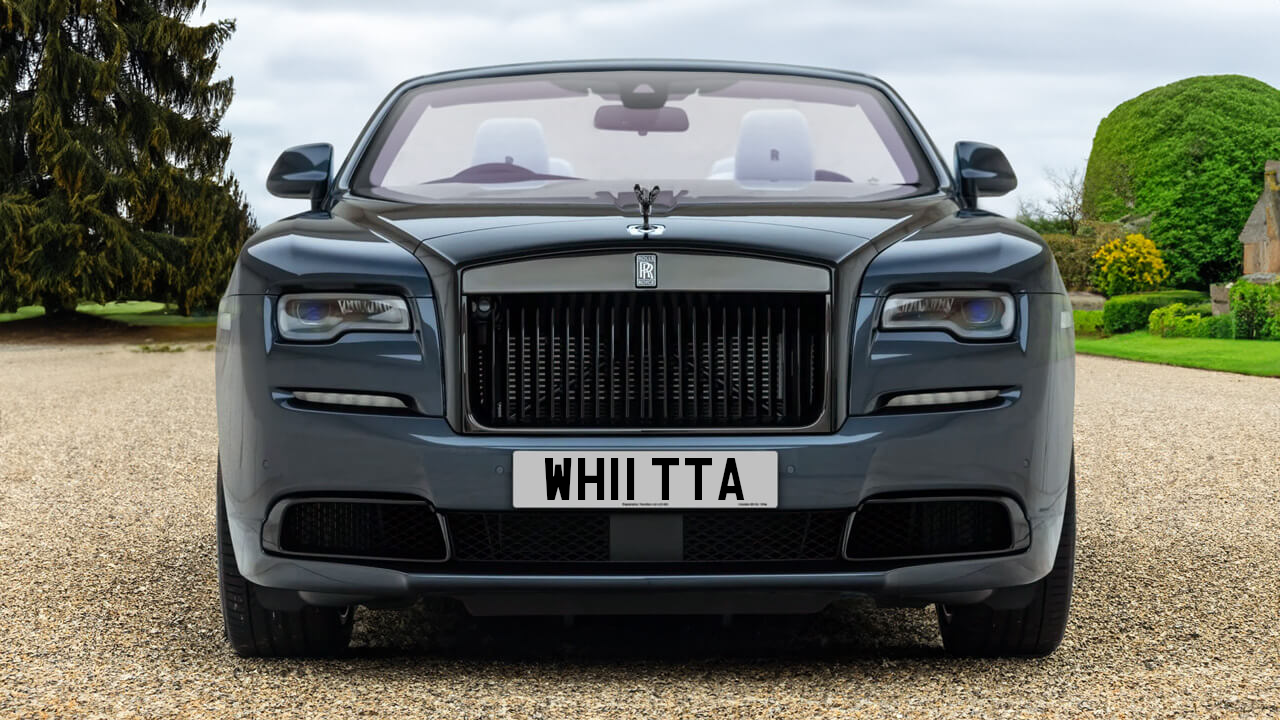 Car displaying the registration mark WH11 TTA